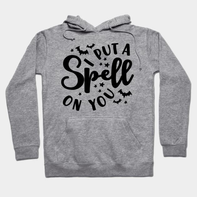 I Put A Spell On You Halloween Fall Cute Hoodie by GlimmerDesigns